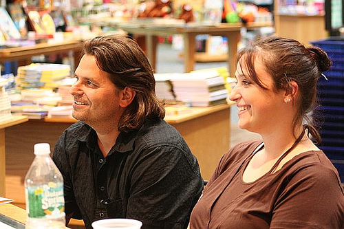 Geoffrey Girard and Alethea Kontis at APEX Day (9/2007)